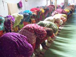 Students in Namaz